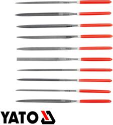 TOYA 6164 tűreszelő készlet, 4x160 mm, finom, 10 részes (YT-6164)
