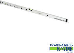 TOVARNA MERIL KOVINE LAGE2V120EL villanyszerelő vízmérték (2 libella) (alumínium), 1200 mm (LAGE2V120EL)