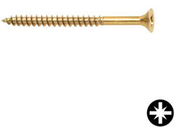  Faforgácslapcsavar SF 6x45/27 PZ RM, sárgára horg