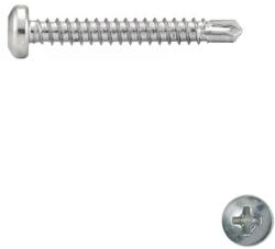 EU gyártó D-fejű önfúró lemezcsavar, PH 6, 3x38 (DIN 7504-M, horganyzott)