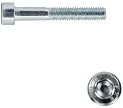  Hengeresfejű belsőkulcsnyílású csavar M12x100 részmenetes - 8.8 (DIN 912, horganyzott)