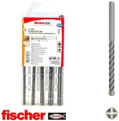 Fischer D-SDX Set 5-12mm négyélű kőzetfúró készlet 5 darab (hengeres szár) (545507)