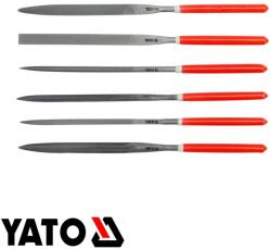 TOYA YT-6161 tűreszelő készlet, 4x160 mm, finom, 6 részes (YT-6161)