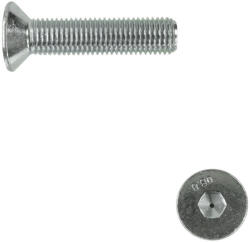  Süllyesztett fejű belsőkulcsnyílású csavar M4x16 TM - 10.9 (ISO 10642, horganyzott)