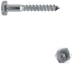 Hatlapfejű állványcsavar 10x45 (DIN 571, horganyzott)
