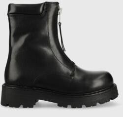 Vagabond Shoemakers bőr csizma Cosmo 2.0 fekete, női, platformos - fekete Női 37