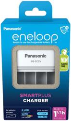 Panasonic eneloop Smart akkumulátor gyorstöltő, 4db AA-AAA ceruza-mikro akkumulátorhoz, üres (BQCC55E-N) (BQCC55E-N)