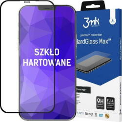 3mk Szkło na telefon HardGlass Max do Apple iPhone 12 Mini 5.4 Black uniwersalny (65401-uniw) - vexio