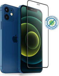 CRONG Anti-Bacterial 3D Armour Glass Szkło hartowane 9H na cały ekran iPhone 12 Mini + ramka instalacyjna (CRG-AB3DAG-IP54)
