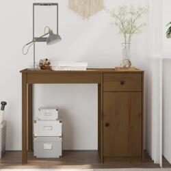 vidaXL Birou, maro miere, 100x50x75 cm, lemn masiv de pin (814632)