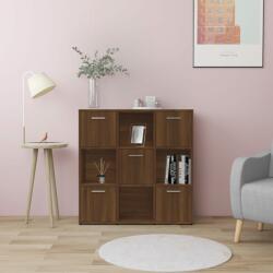 vidaXL Bibliotecă, stejar maro, 90x30x90 cm, lemn prelucrat (815551) Biblioteca