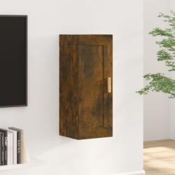 vidaXL füstös tölgyszínű szerelt fa faliszekrény 35 x 34 x 90 cm (817450) - vidaxl