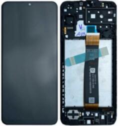 Samsung GH82-29077A Gyári Samsung Galaxy A13 5G SM-A136 fekete LCD kijelző érintővel fekete kerettel előlap (GH82-29077A)