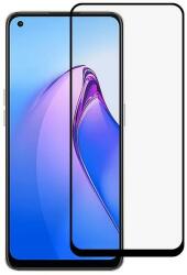 Temp-glass631274275 OPPO Reno8 teljes lefedettséget biztosító karcálló, ütésálló kijelzővédő üvegfólia kerettel, tempered glass, törlőkendővel (Temp-glass631274275)