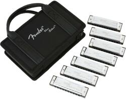 Fender 990701049 - Blues Deluxe Harmonica, Pack of 7, with Case - FEN648