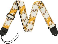Fender 990683000 - FenderŽ 2" Monogrammed Strap White/Brown/Yellow - FEN200