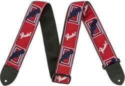 Fender 990682000 - FenderŽ 2" Monogrammed Strap Red/White/Blue - FEN199