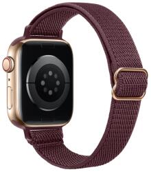 Curea SLIM Apple Watch Ultra 1 / 2 (49 mm) / 9 / 8 / 7 (45 mm) / 6 / SE / 5 / 4 (44 mm) / 3 / 2 / 1 (42 mm) visiniu