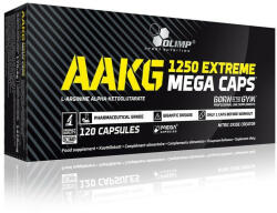 Olimp Sport Nutrition AAKG Extreme 1250 Mega Caps 120 kapszula (olimp-aakg-extreme-1250-mega-caps-120-kap)