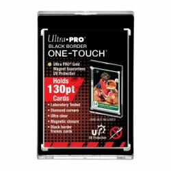  Ultra Pro UV One Touch holder 130pt mágneses kemény tok fekete kerettel, Black Border