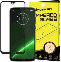  3D Edzett üveg Motorola Moto G7 fekete