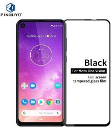  3D Edzett üveg Motorola One Vision fekete