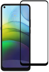 3D Edzett üveg Motorola Moto G9 Power fekete