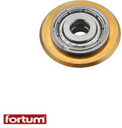 Fortum 4770805 vágókerék csempevágóhoz, 22x6x6mm (csapágyazott) (titánium-volfrám-karbid) (4770805)