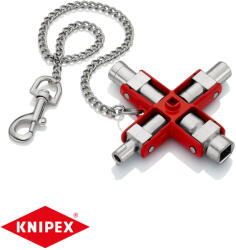 KNIPEX 00 11 06 Univerzális kulcs (használatos szekrényekhez és elzáró rendszerekhez) (00 11 06)