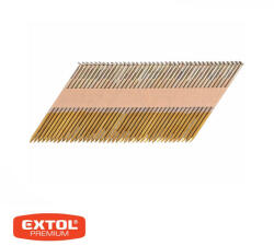 Extol Premium 8862605 gyűrűs szeg pneumatikus szegbelövőhöz 3.05x90 mm, 34 fok, 480 db (horganyzott) (D típus) (8862605)