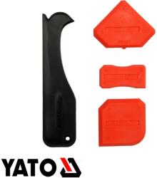 Yato YT-5262 szilikon fugakihúzó készlet vágóval, 4 részes (YT-5262)