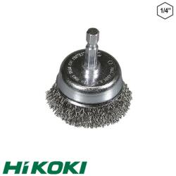 HIKOKI Proline 751322 fazékkefe, Ø 50 mm (acél huzal) (1/4"-os hatlapú befogás) (751322)