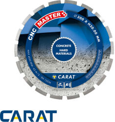 Carat CONCRETE CNC MASTER profi gyémánttárcsa betonhoz, Ø300x30 mm (szegmentált) (CNCM300500)