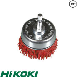 HIKOKI Proline 751330 fazékkefe, Ø 75 mm, durva (nylon szál) (1/4" hatlapú befogás) (751330)