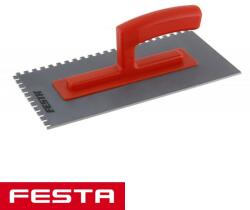 FESTA 34053 fogazott műanyag glettelő 280x140 mm (6x6 mm fogazás, 3 mm lapvastagság) (34053)