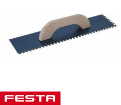 FESTA 32076 fogazott glettvas, 6x6 mm fogazás - 400x100 mm (32076)