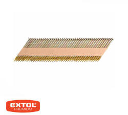 Extol Premium 8862603 gyűrűs szeg pneumatikus szegbelövőhöz 3.05x50 mm, 34 fok, 480 db (horganyzott) (D típus) (8862603)