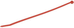  kábelkötegelő PA 6.6 piros 3, 6x180 mm