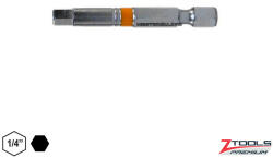 Z-TOOLS PREMIUM 040303-0432 bit behajtó, HEX6x50 mm (1/4") (040303-0432)