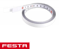FESTA 11312 öntapadó fém mérőszalag - 2 m (12, 5 mm széles) (11312)