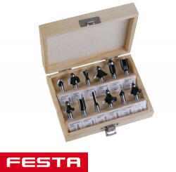 FESTA 21451 felsőmaró készlet, 12 részes (21451)