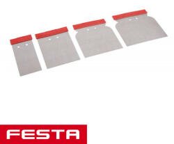 FESTA 31452 Japán spakli készlet, inox (50-80-100-120 mm) (31452)