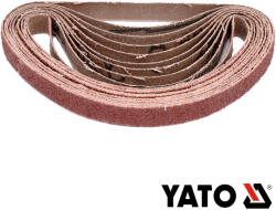 Yato YT-09743 végtelenített csiszolószalag (fa-fém), 10x330 mm, P60, 10 darabos (YT-09743)