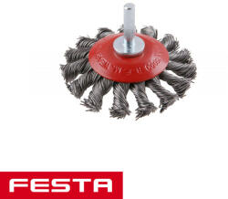 FESTA 22025 döntött körkefe, csapos - 75 mm sodrott acél (22025)
