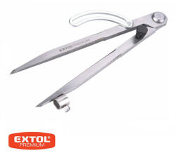 Extol Premium 8801800 fém körző ceruzatartóval, 20-280mm, 200 mm (8801800)