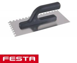 FESTA 31008 glettvas 270x125 mm - fogazott 8x8 mm (inox) (31008)