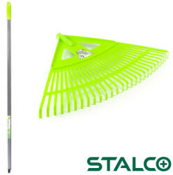 STALCO S-80508 lombseprű, íves - 27 fogú, 59 cm (fém nyél) (S-80508)