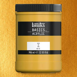 Liquitex Basics akrilfesték, 946 ml - 051, gold