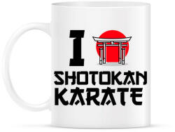 printfashion I love Shotokan Karate - Bögre - Fehér (9449251)