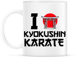 printfashion I love Kyokushin Karate - Bögre - Fehér (9449248)